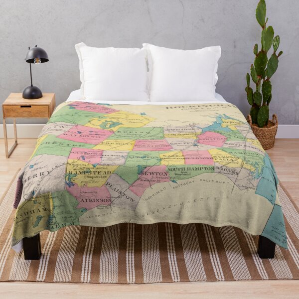 Item preview, Vintage Map of Rockingham County NH (1892) designed and sold by BravuraMedia.
