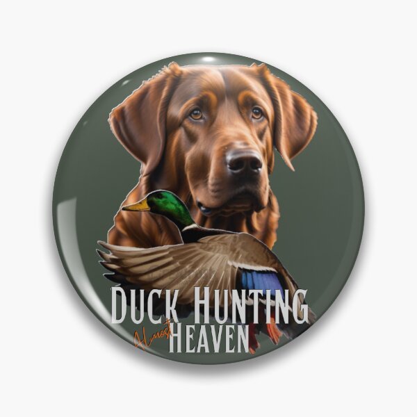 Item preview, Duck Hunting Chesapeake Bay Retriever and Flying Mallard designed and sold by LifeCrush.