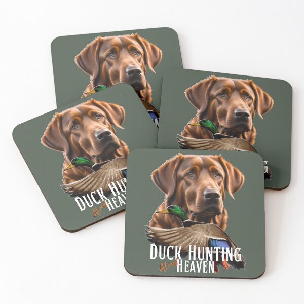 Item preview, Duck Hunting Chesapeake Bay Retriever and Flying Mallard designed and sold by LifeCrush.