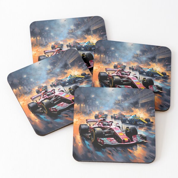 Item preview, Action Shot Impressionist Formula 1 Race designed and sold by dcrc.