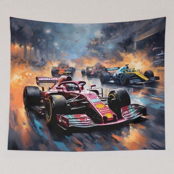Item preview, Action Shot Impressionist Formula 1 Race designed and sold by dcrc.