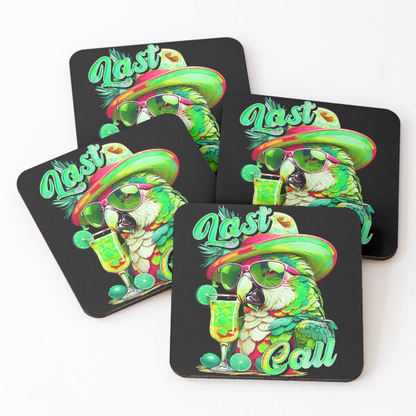 Item preview, Last call Margarita Colorful Parrot designed and sold by MindWave THC.