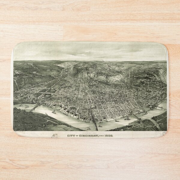 Item preview, Cincinnati, Ohio (1900) designed and sold by allhistory.
