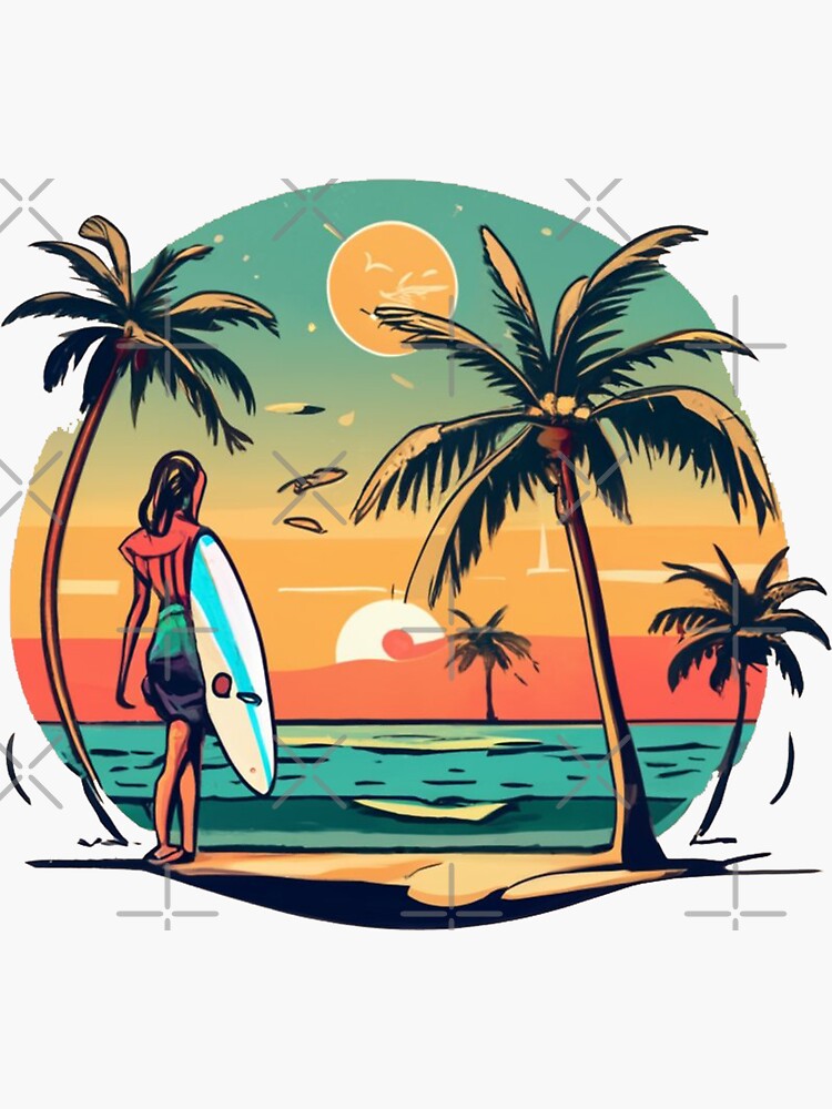 Summer vacation illustrations set. Surfboard, swimsuit, sunglasses,  sunscreen, hat. Vector modern doodle clipart. 8285360 Vector Art at Vecteezy