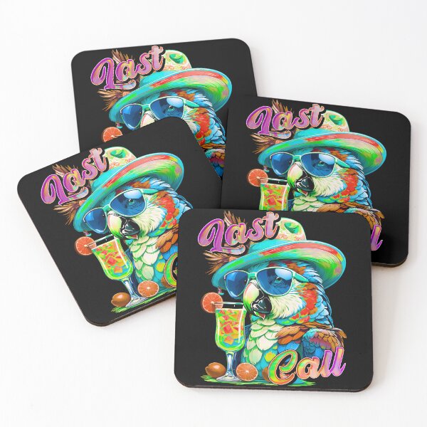 Item preview, Last call Margarita Colorful Parrot designed and sold by MindWave THC.