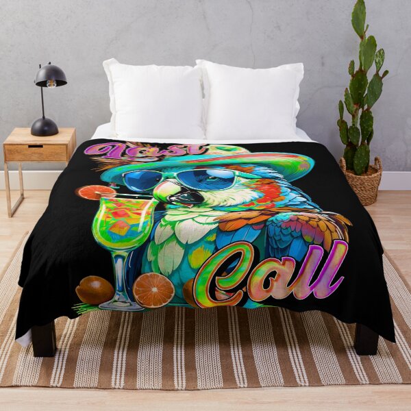 Item preview, Last call Margarita Colorful Parrot designed and sold by MindWave THC.