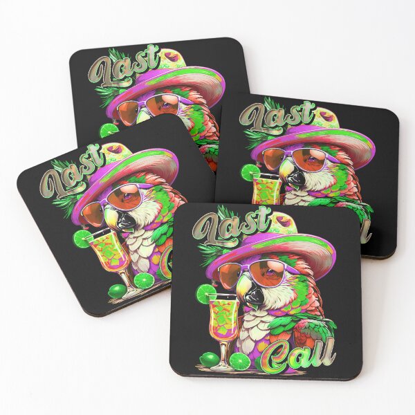 Item preview, Last call Margarita Colorful Parrot designed and sold by MindWave THC.