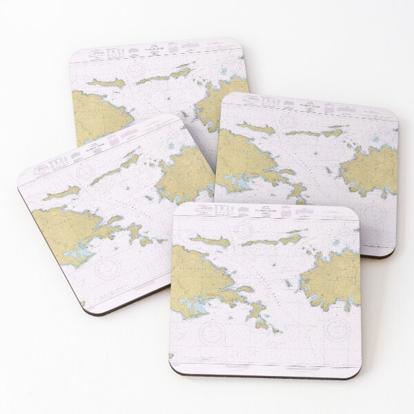 Item preview, Pillsbury Sound USVI Nautical Map (1997) designed and sold by BravuraMedia.