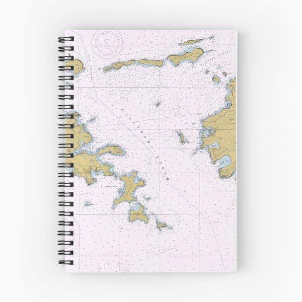 Item preview, Pillsbury Sound USVI Nautical Map (1997) designed and sold by BravuraMedia.