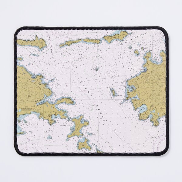 Item preview, Pillsbury Sound USVI Nautical Map (1997) designed and sold by BravuraMedia.