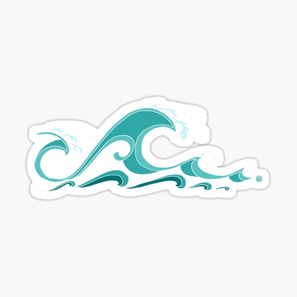 Pacific Wave Sticker