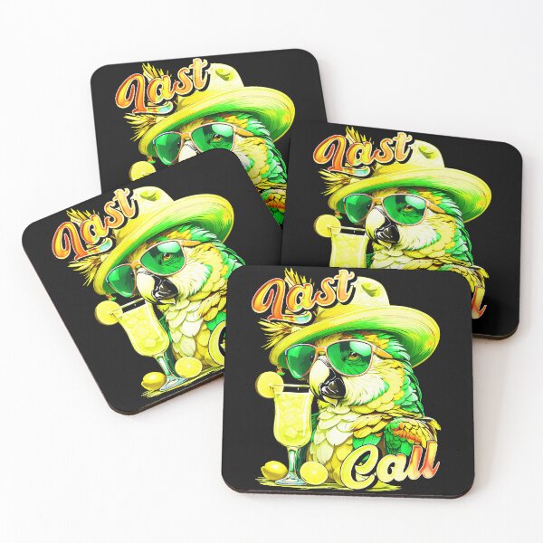 Item preview, Last call Margarita Colorful Parrot designed and sold by MindWave THC.