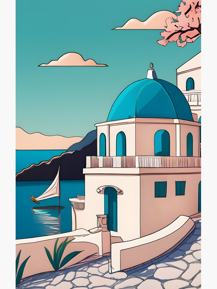 Thumbnail 4 of 4, Samsung Galaxy Phone Case, Old Traditional Greece house Cycladic homes Drawing designed and sold by Patricks-Art.