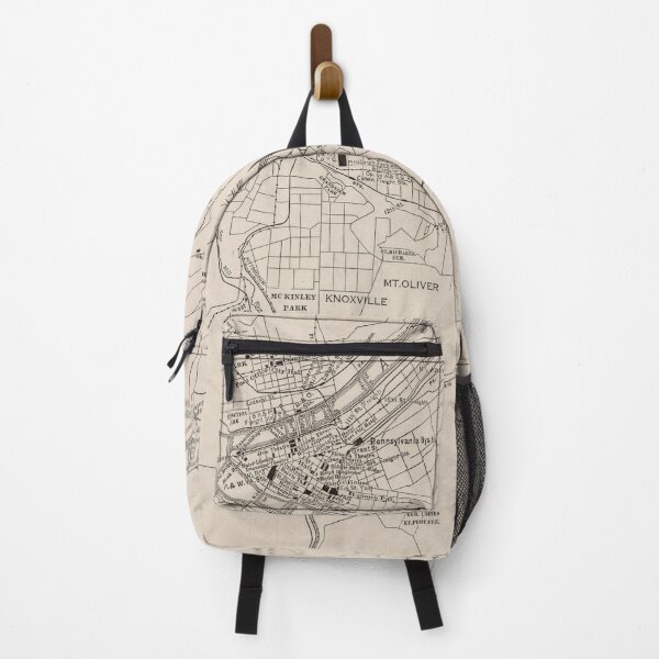 Item preview, Vintage Map of Pittsburgh PA (1924) designed and sold by BravuraMedia.