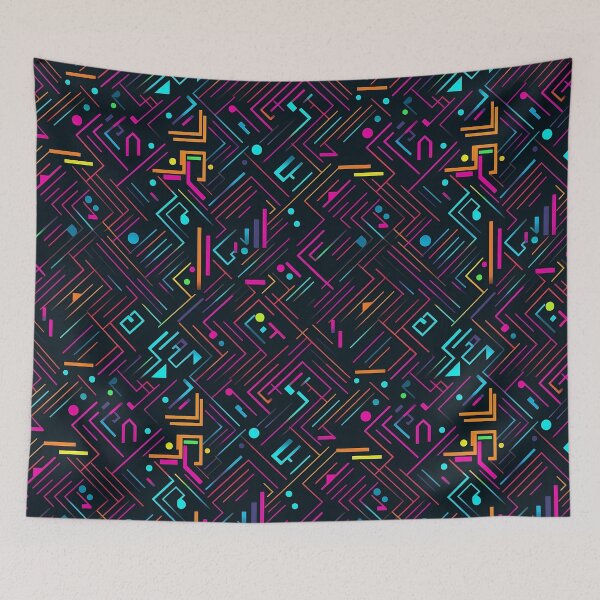 Item preview, Tech-Noir Seamless Pattern designed and sold by EXproRIMENT.