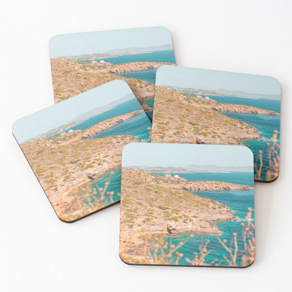 Item preview, Sounio's Aegean Sea designed and sold by WanderPrintShop.