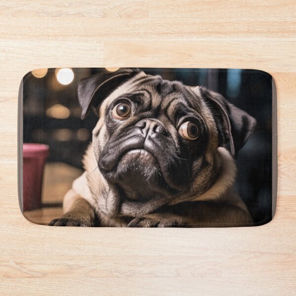 Item preview, Pug waiting for something to eat designed and sold by Cocco Banana.