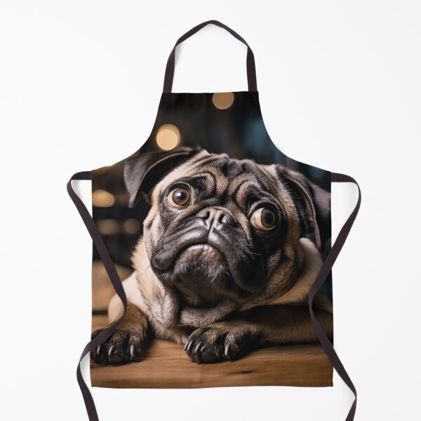 Item preview, Pug waiting for something to eat designed and sold by Cocco Banana.