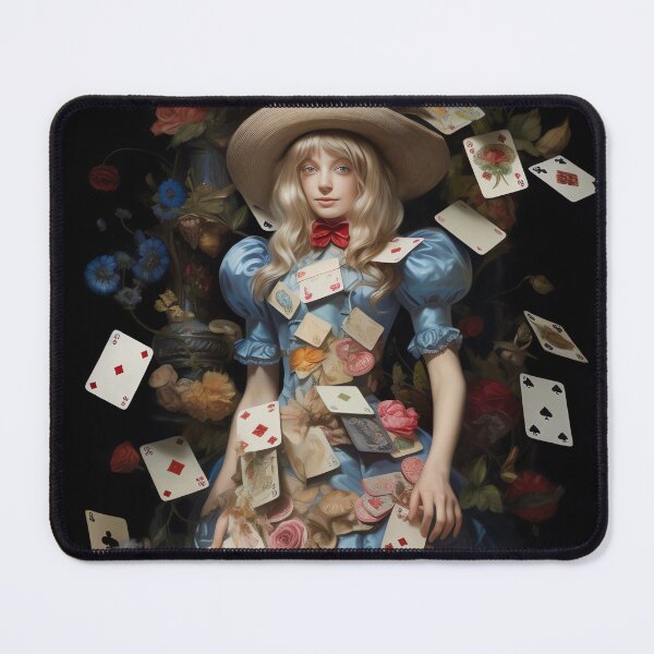 Item preview, Alice in Wonderland tarot surrealism designed and sold by Baba Yaga's Cards.