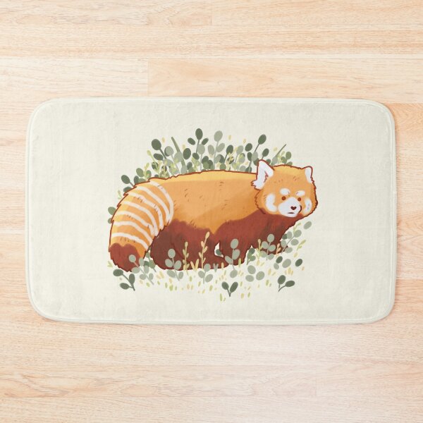 Item preview, Cute Red panda and plants  designed and sold by Mayarart.