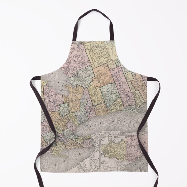 Item preview, Vintage Map of Ontario (1912) designed and sold by BravuraMedia.