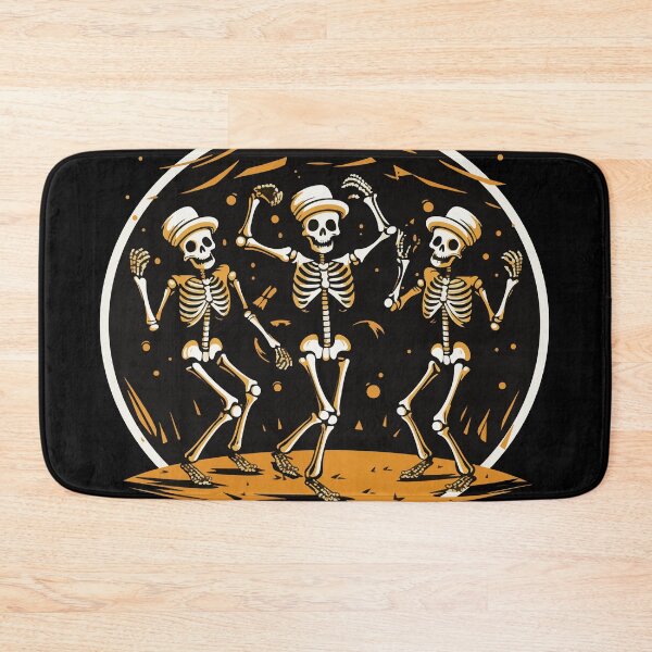 Item preview, Bones on Broadway Dancing Skeletons designed and sold by AntiqueImages.
