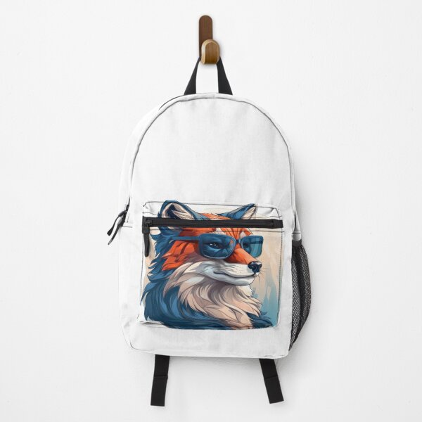 Item preview, Blue Fox in glasses designed and sold by FoxIsland.