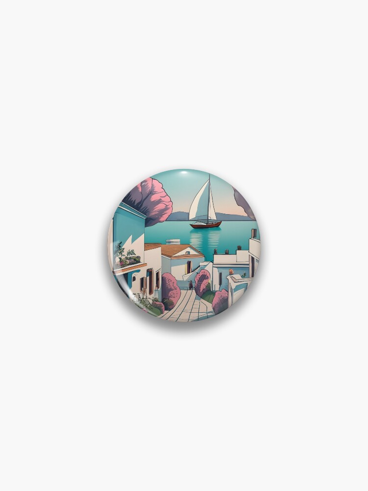 Thumbnail 1 of 3, Pin, Old Traditional Greece Cycladic homes designed and sold by Patricks-Art.