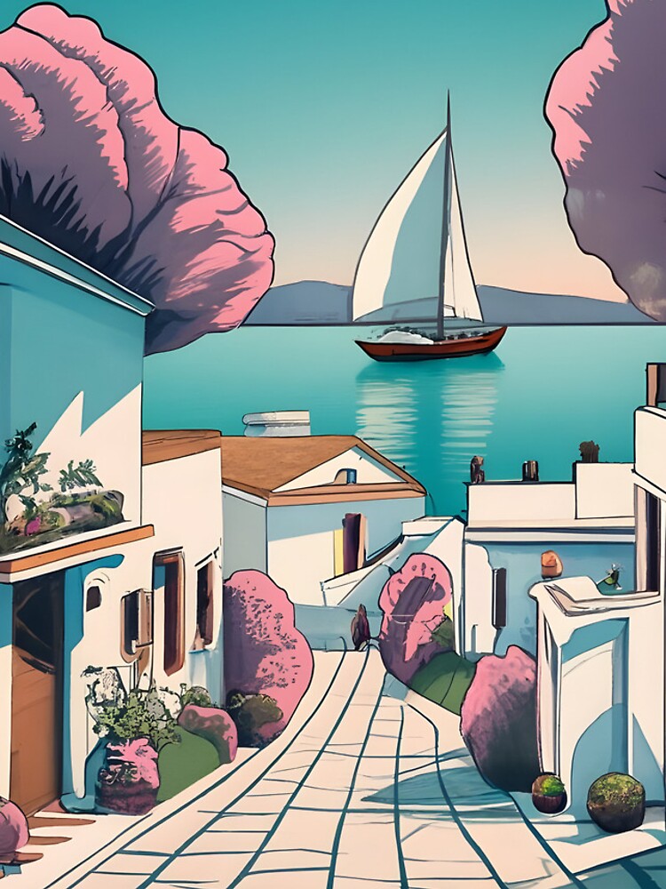 Thumbnail 4 of 4, iPhone Case, Old Traditional Greece Cycladic homes designed and sold by Patricks-Art.