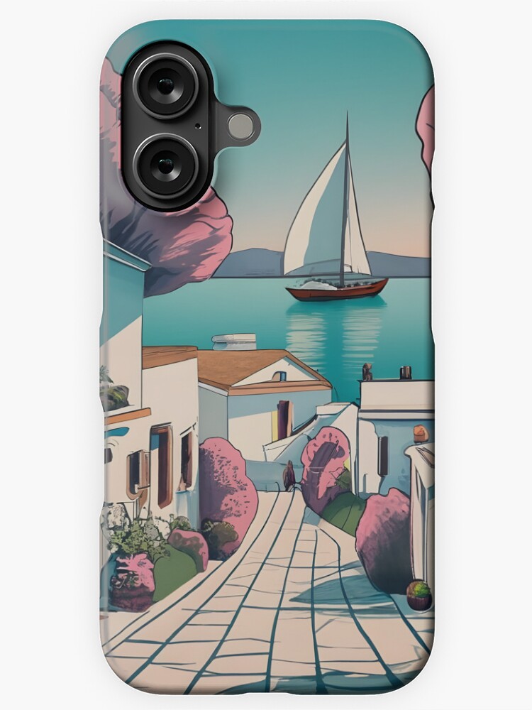 Thumbnail 1 of 4, iPhone Case, Old Traditional Greece Cycladic homes designed and sold by Patricks-Art.