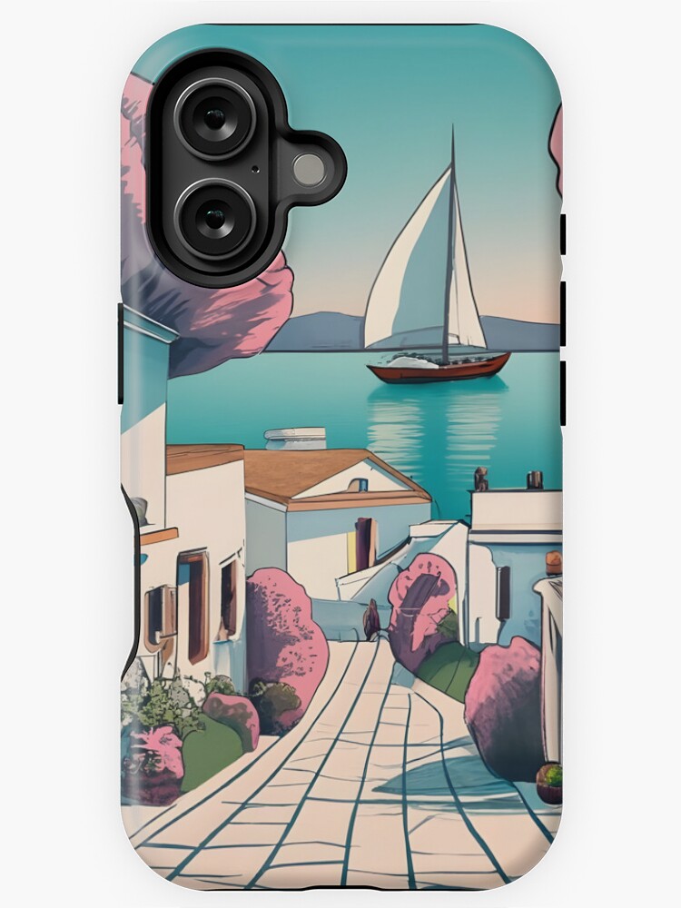 Thumbnail 1 of 4, iPhone Case, Old Traditional Greece Cycladic homes designed and sold by Patricks-Art.