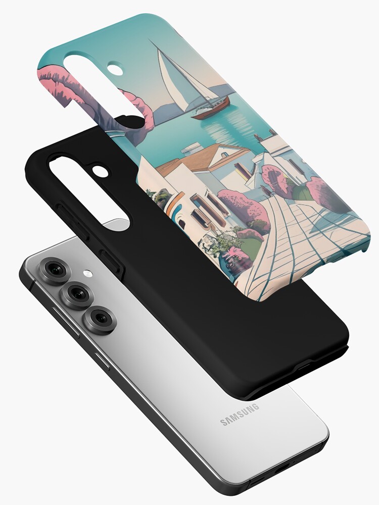 Thumbnail 2 of 4, Samsung Galaxy Phone Case, Old Traditional Greece Cycladic homes designed and sold by Patricks-Art.