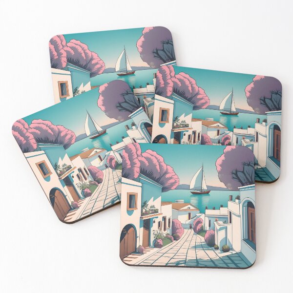 Item preview, Old Traditional Greece Cycladic homes designed and sold by Patricks-Art.