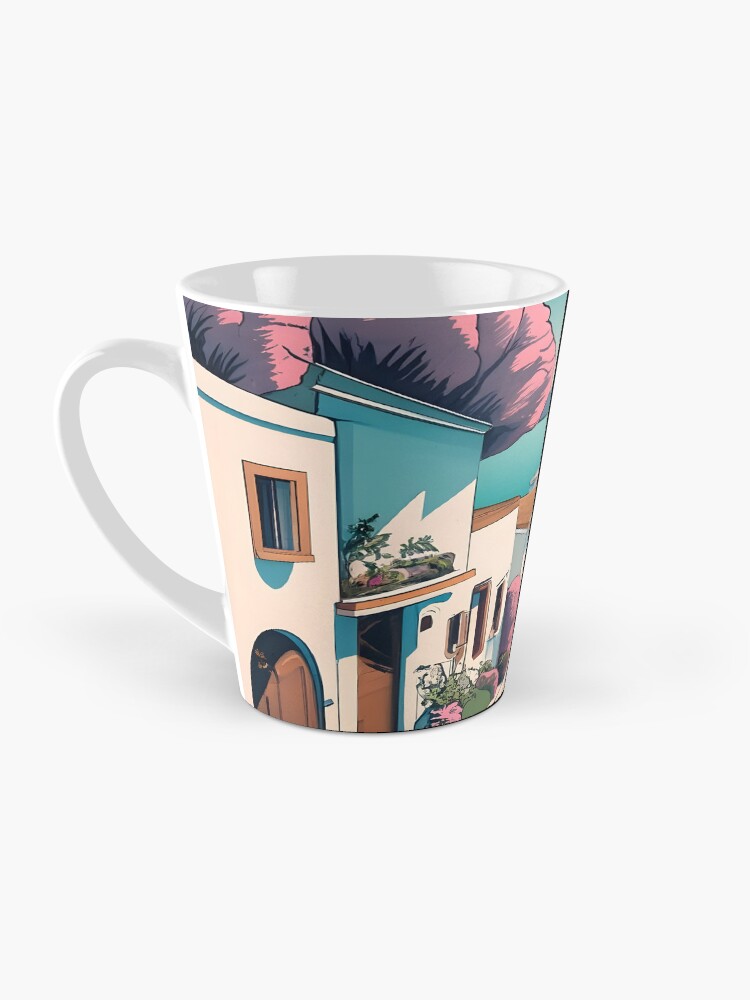 Thumbnail 3 of 4, Coffee Mug, Old Traditional Greece Cycladic homes designed and sold by Patricks-Art.