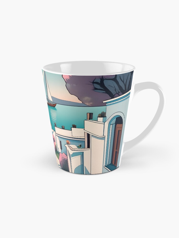 Thumbnail 1 of 4, Coffee Mug, Old Traditional Greece Cycladic homes designed and sold by Patricks-Art.