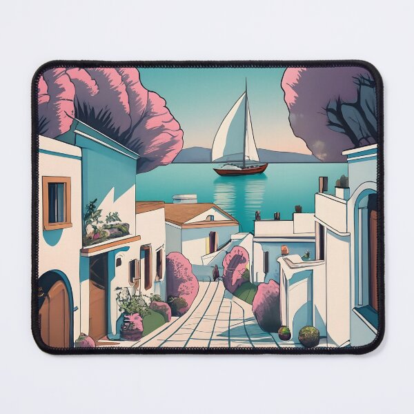 Item preview, Old Traditional Greece Cycladic homes designed and sold by Patricks-Art.