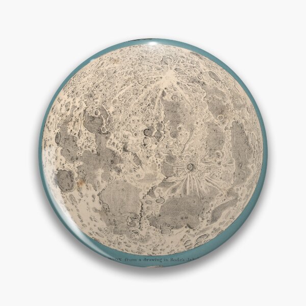 Item preview, Vintage Map of the Moon (1869) designed and sold by BravuraMedia.