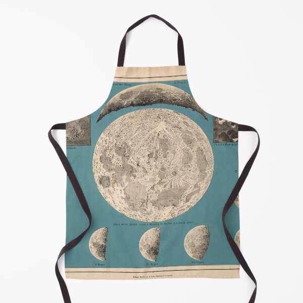 Item preview, Vintage Map of the Moon (1869) designed and sold by BravuraMedia.