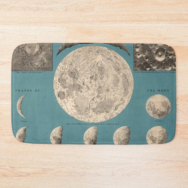 Item preview, Vintage Map of the Moon (1869) designed and sold by BravuraMedia.