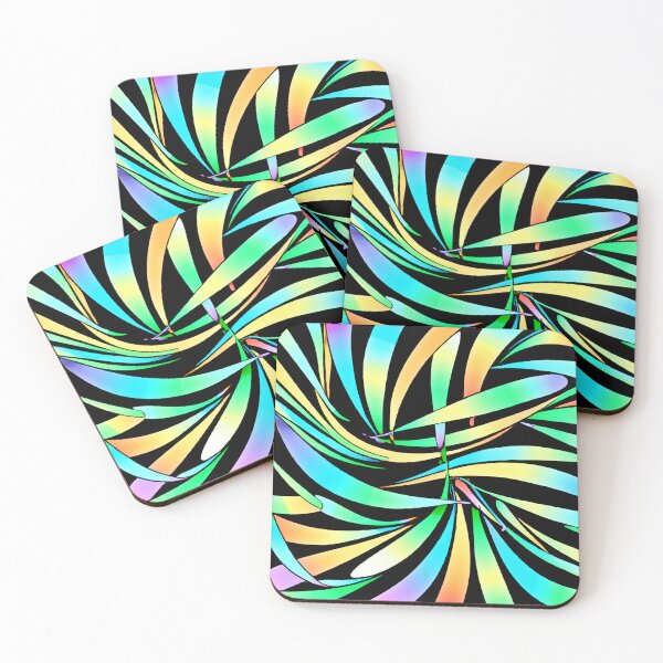 Item preview, Colorful Neon Glow Dance Pattern designed and sold by Health And Fitness Posts e-Store.