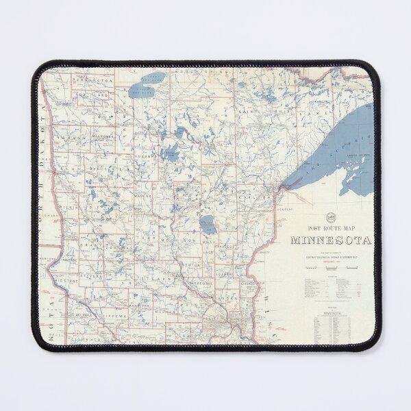 Item preview, Vintage Map of Minnesota (1953) designed and sold by BravuraMedia.
