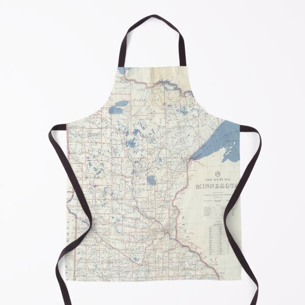 Item preview, Vintage Map of Minnesota (1953) designed and sold by BravuraMedia.