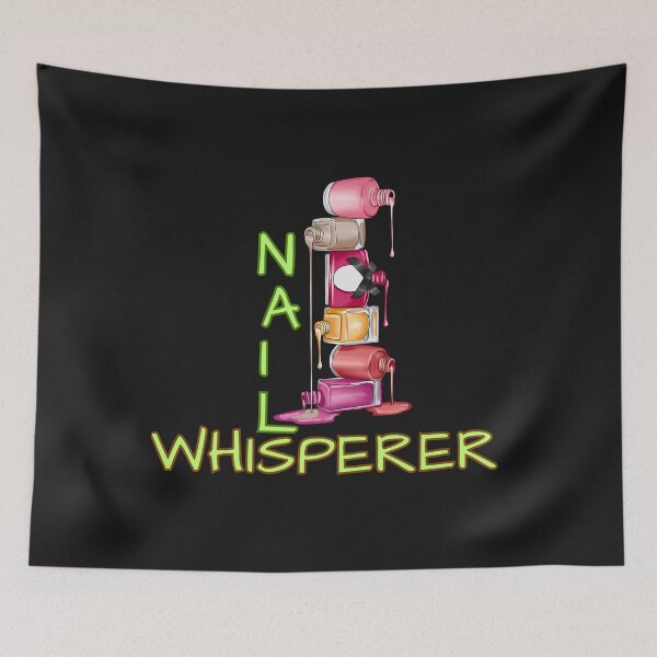Item preview, NAILS WHISPERER TECHNICIAN FUNNY MANICURE PEDICURE  COSMETOLOGY designed and sold by robcichon.