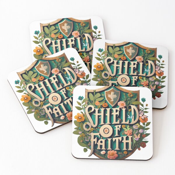 Item preview, Sheild of Faith, Flowery and Butterfly Art designed and sold by Faithloveshop.