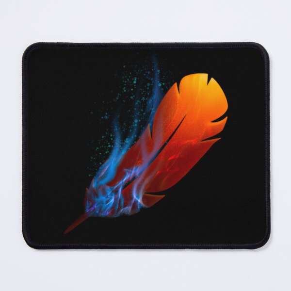 Item preview, Red Feather with Blue Fire - DabiHawks - Feathers On Fire designed and sold by Aryn-Singer.