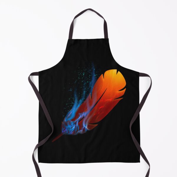Item preview, Red Feather with Blue Fire - DabiHawks - Feathers On Fire designed and sold by Aryn-Singer.