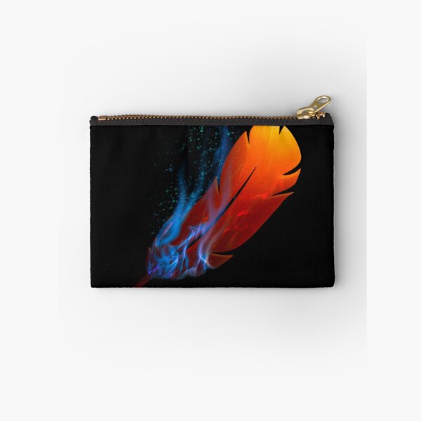 Item preview, Red Feather with Blue Fire - DabiHawks - Feathers On Fire designed and sold by Aryn-Singer.