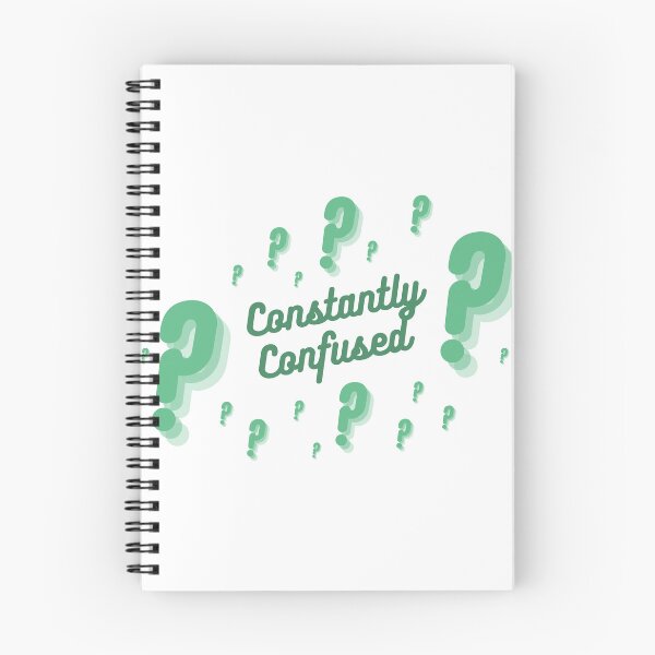 Item preview, Constantly confused funny quote question mark design designed and sold by ModernAndFunky.