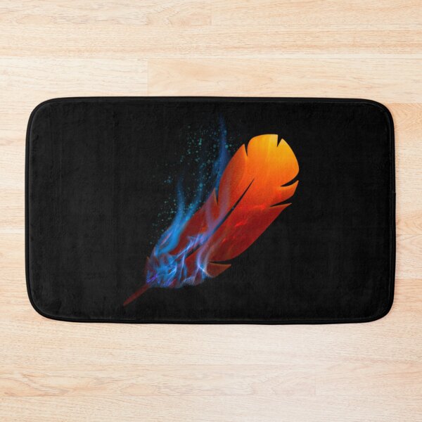 Item preview, Red Feather with Blue Fire - DabiHawks - Feathers On Fire designed and sold by Aryn-Singer.