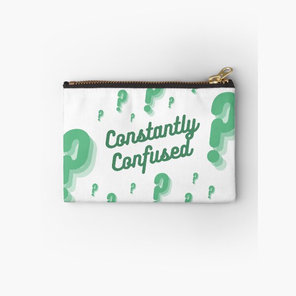 Item preview, Constantly confused funny quote question mark design designed and sold by ModernAndFunky.
